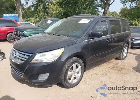 2010 Volkswagen Routan Sel из США, поврежденный, VIN 2V4RW5DX0AR360537